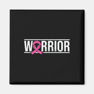 Ribbon Breast Cancer Awareness Warrior Fighter Sur Magnet