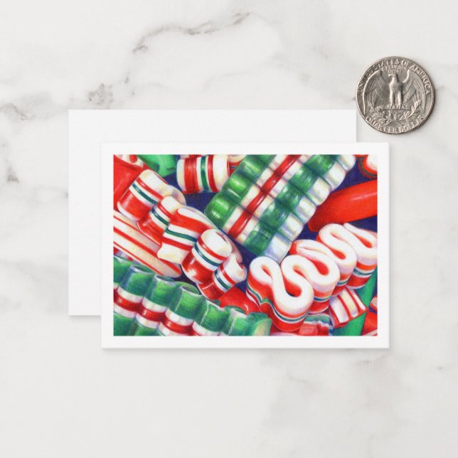 RIBBON CANDY 3.5x2.5 Flat Card (Front/Back In Situ)