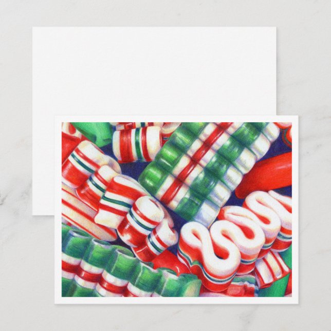 RIBBON CANDY 4.25x5.5 Flat Card (Front/Back)