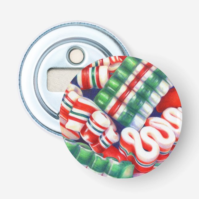 RIBBON CANDY Bottle Opener (Front)