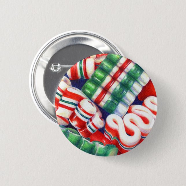 RIBBON CANDY Round Button (Front & Back)