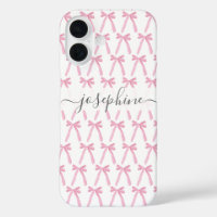 Ribbon coquette Pink Aesthetic bows personalised