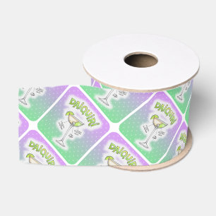 RIBBON - DAIQUIRI RECIPE COCKTAIL ART GROSGRAIN RIBBON