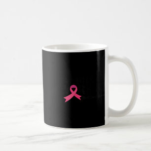 Ribbon Daughter Of A Warrior Breast Cancer Awarene Coffee Mug