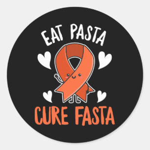 Ribbon Design For A Leukaemia Survivor Classic Round Sticker