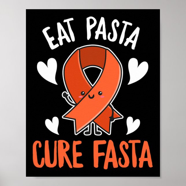 Ribbon Design For A Leukaemia Survivor  Poster (Front)