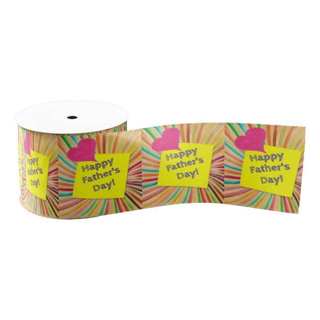 Ribbon Father's Day Grosgrain Ribbon (Spool)