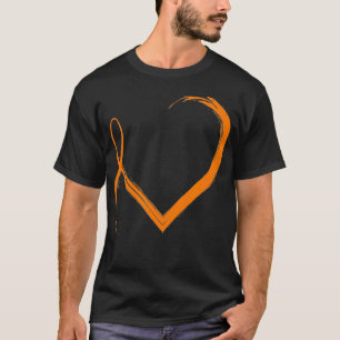 Ribbon Heart Multiple Sclerosis Awareness T-Shirt