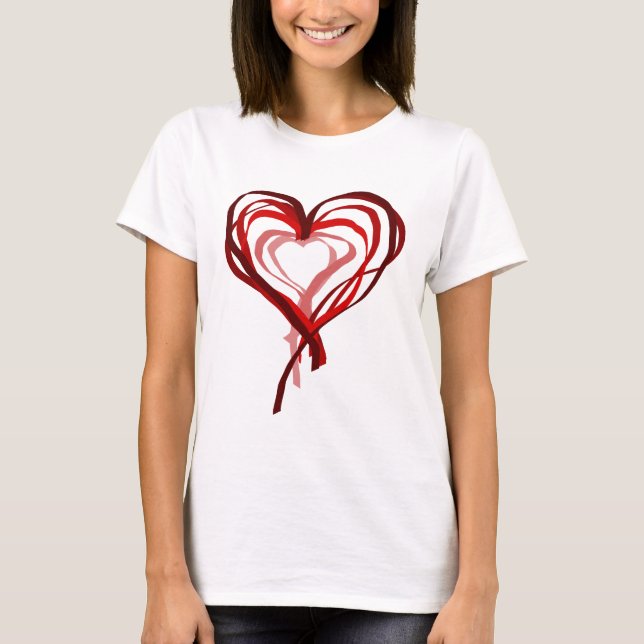 Ribbon Heart T-Shirt (Front)