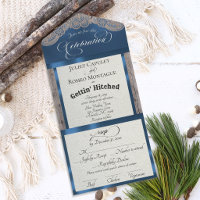 Ribbon & Lace Gettin' Hitched - Blue