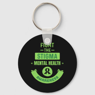 Ribbon Mental Health Awareness Mental Health Aware Key Ring