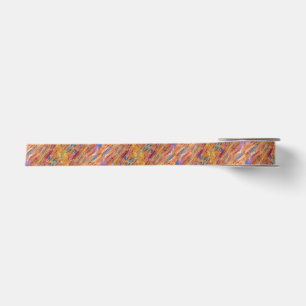 Ribbon - Multicolored - original design Satin Ribbon