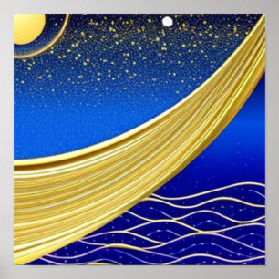 Ribbon of Gold Poster