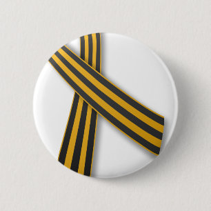 Ribbon of Saint George 6 Cm Round Badge