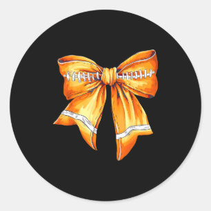 Ribbon Orange Multiple Sclerosis Awareness Classic Round Sticker