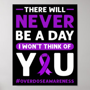 Ribbon. Overdose Awareness 2 Poster