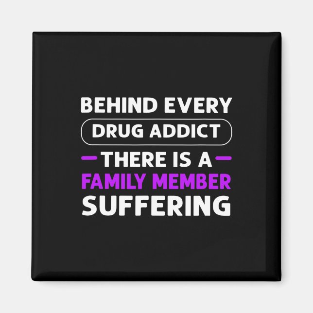 Ribbon. Overdose Awareness  Magnet (Front)