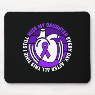 Ribbon Overdose Awareness Miss Daughter Memory  Mouse Pad