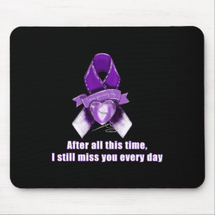 Ribbon Overdose Awareness Miss You Grief Gift Mouse Pad