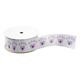 Ribbon - Paw Print Grosgrain Ribbon