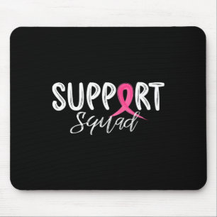 Ribbon Pink Warrior Breast Cancer Awareness Suppor Mouse Pad