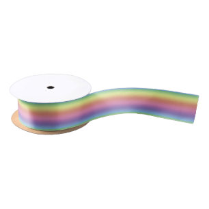 Ribbon - Rainbow Colours - Horizontal Satin Ribbon