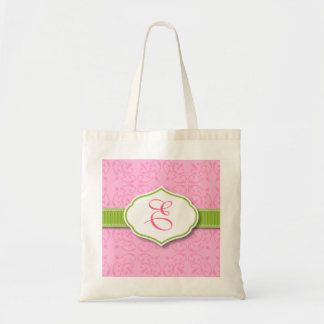 Ribbon & Seal Monogram Bridesmaid Tote Bag