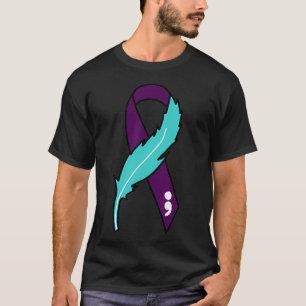 Ribbon Suicide Awareness Mental Health For Men Wom T-Shirt