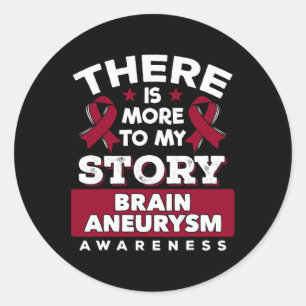 Ribbon There Is More To My Story  Classic Round Sticker