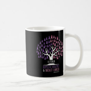 Ribbon Tree-breast Cancer And Domestic Violence Aw Coffee Mug
