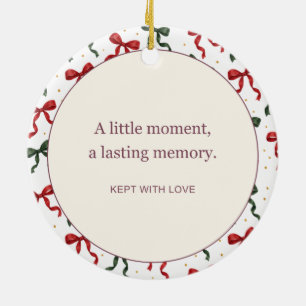 Ribbon Wishes Joyfully Yours Ornament