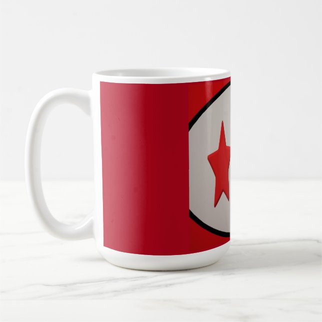 Ribbons Bows Boxes design  Coffee Mug (Left)
