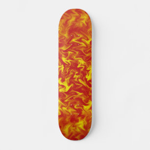 Ribbons of Fire Skateboard