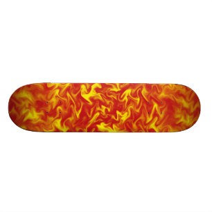 Ribbons of Fire Skateboard