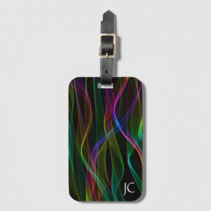 Ribbons of Light Luggage Tag