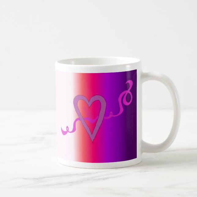 Ribbons of Love Coffee Mug (Right)