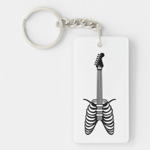 Ribcage Guitar Key Ring