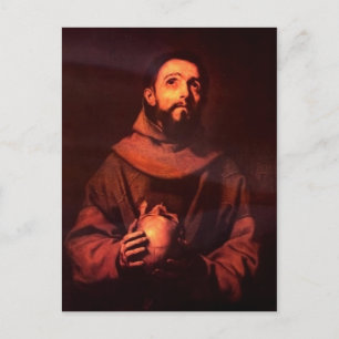 Ribera, Jos? de Hl. Franz von Assisi 1643 Techniqu Postcard
