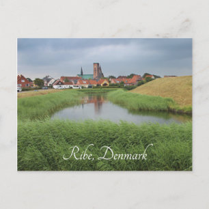 Riberhus and Ribe, Jutland, Denmark Postcard