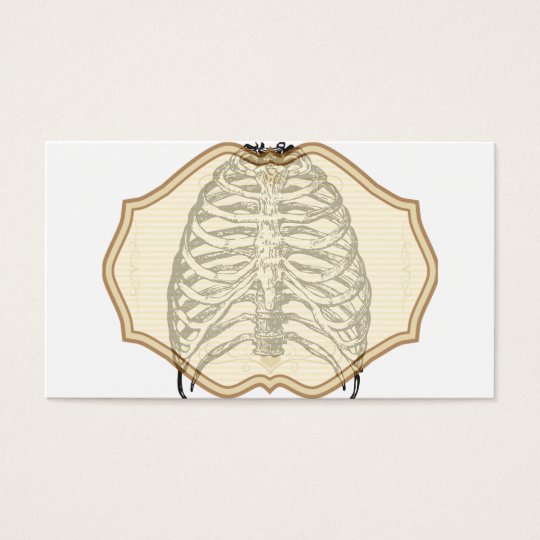 Ribs illustration - ribs art business card
