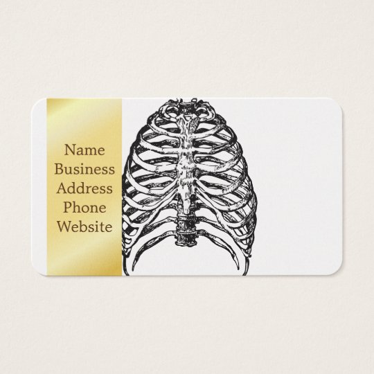 Ribs illustration - ribs art business card