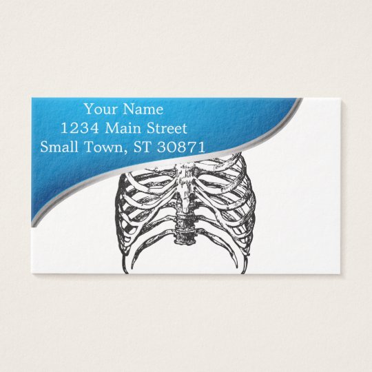 Ribs illustration - ribs art business card