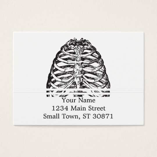 Ribs illustration - ribs art business card