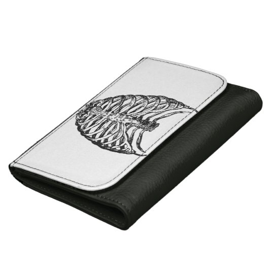 Ribs illustration - ribs art leather wallet