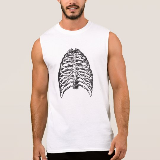 Ribs illustration - ribs art sleeveless shirt