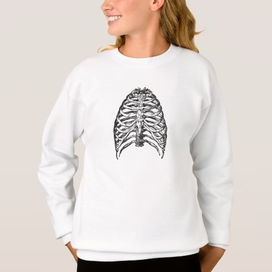 Ribs illustration - ribs art sweatshirt