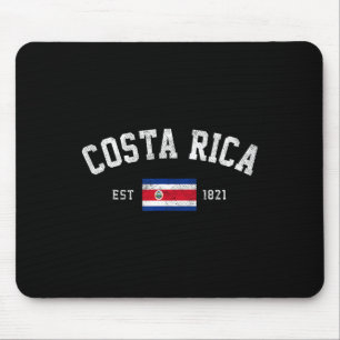 Rica Est. 1821 Costa Rican Flag Independence Day Mouse Pad