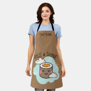 Rice and shine , sushi  apron