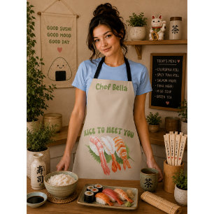 Rice and shine , sushi apron