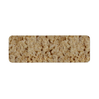 Rice Crispy Treat Return Address Label